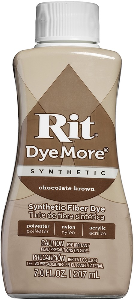 Rit Dye More Synthetic 7oz-Chocolate Brown