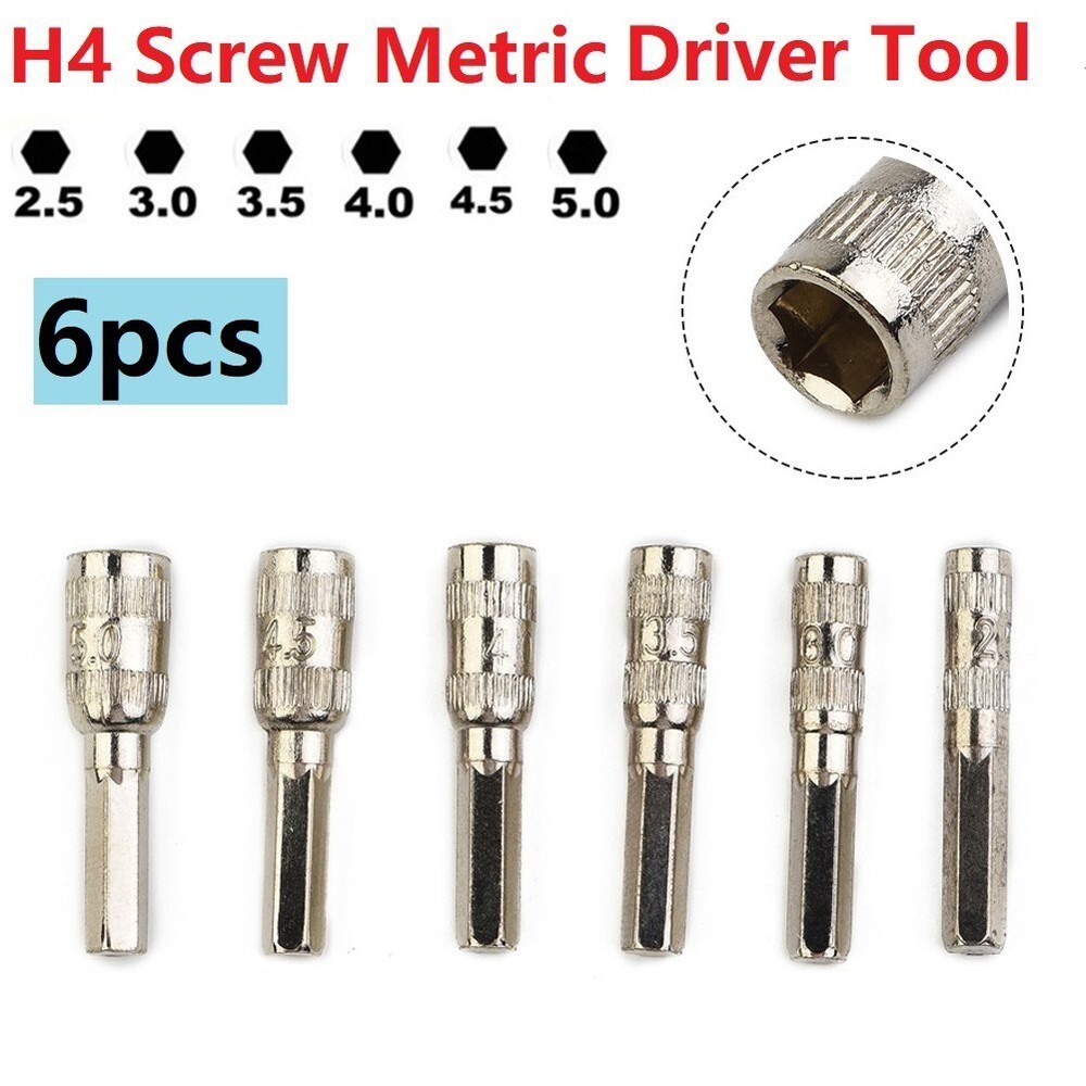 Hex Socket Hand Hex Parts Replacement Shank Socket 2.5/3/3.5/4/4.5/5mm