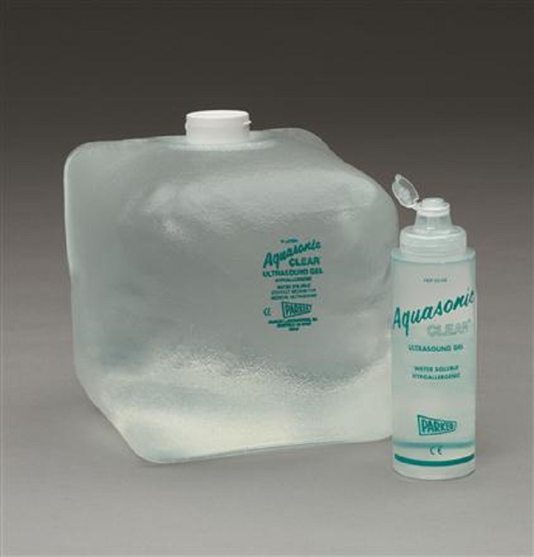 PARKER LABS AQUASONIC CLEAR ULTRASOUND GEL 5 Liter With Depensor Bottle