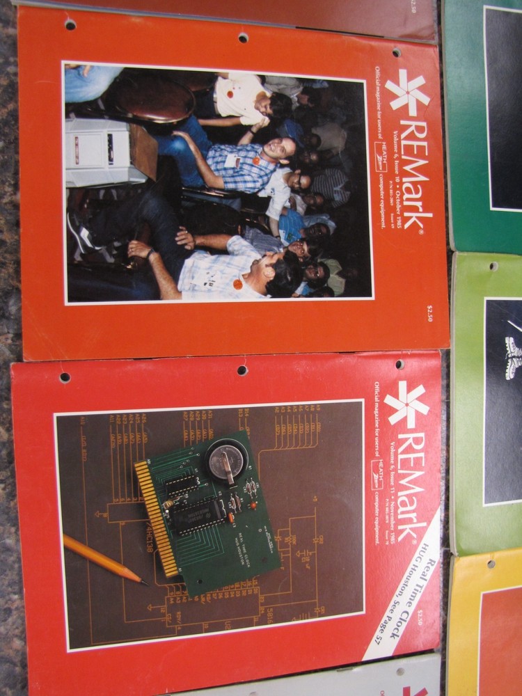 1985 REMark Heath Zenith User Group Magazines Computer Advertisements FEB-DEC