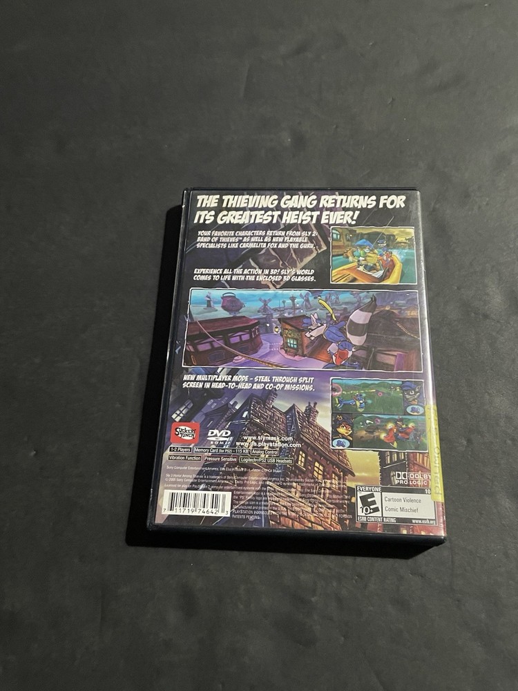 sly 3 honor among thieves ps2 Case only