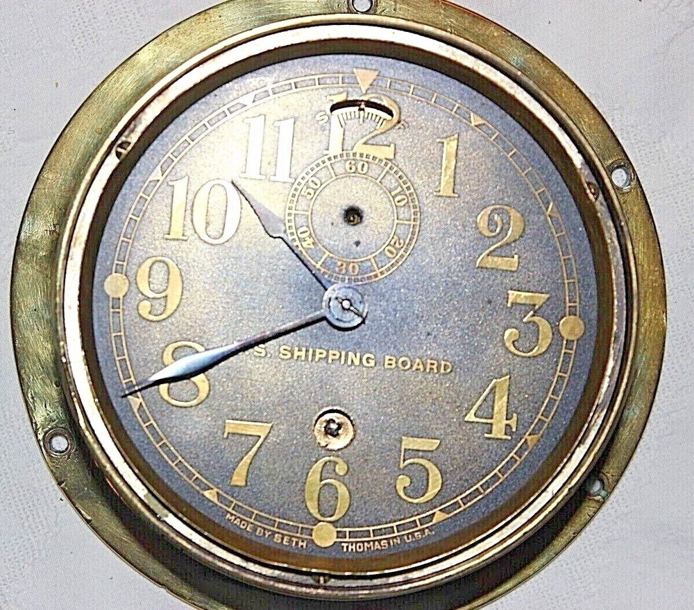 Seth Thomas U.S. Shipping Board Clock Circa 1930's
