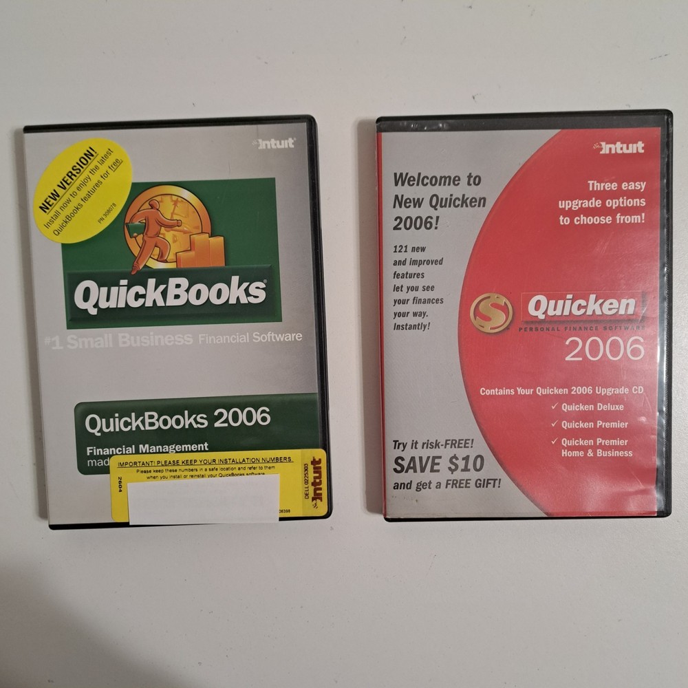 QuickBooks Pro Edition 2006 for Windows 2000 / XP with Key bonus Upgrade CD