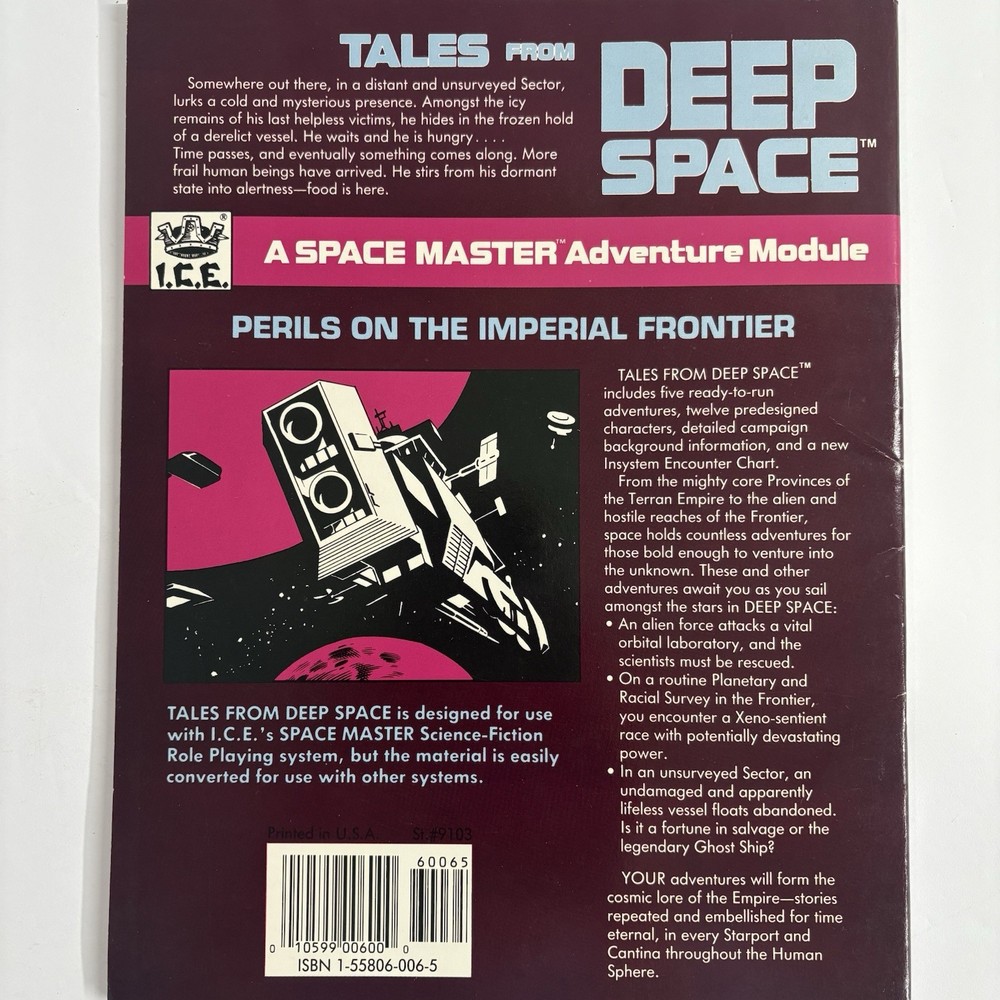 Tales From Deep Space. Perils on the Imperial Front.SPACE MASTER, I.C.E. #9103
