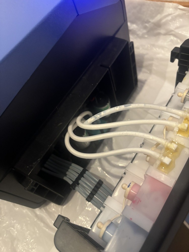 MZK Dtf Printer A4 Size Blue Fabric Transfer Direct Printer Only Untested