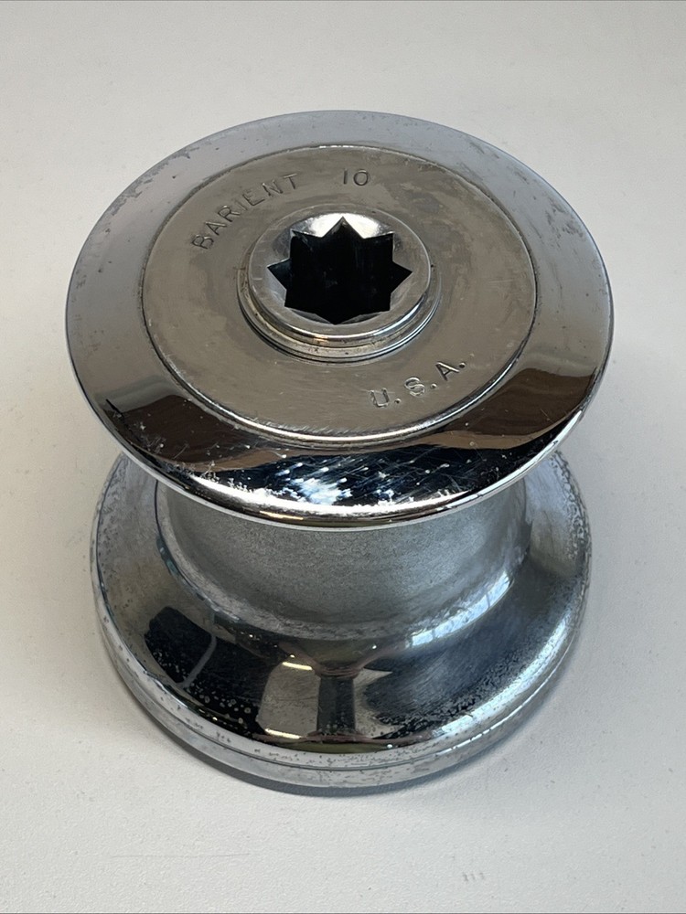 Barient 10 Chrome Single Speed Winch, TWO AVAILABLE