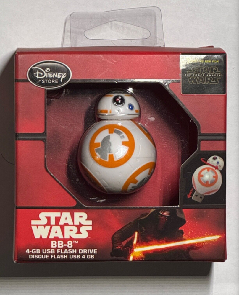 Disney Store Star Wars BB-8 USB 2.0 Flash Drive 4GB