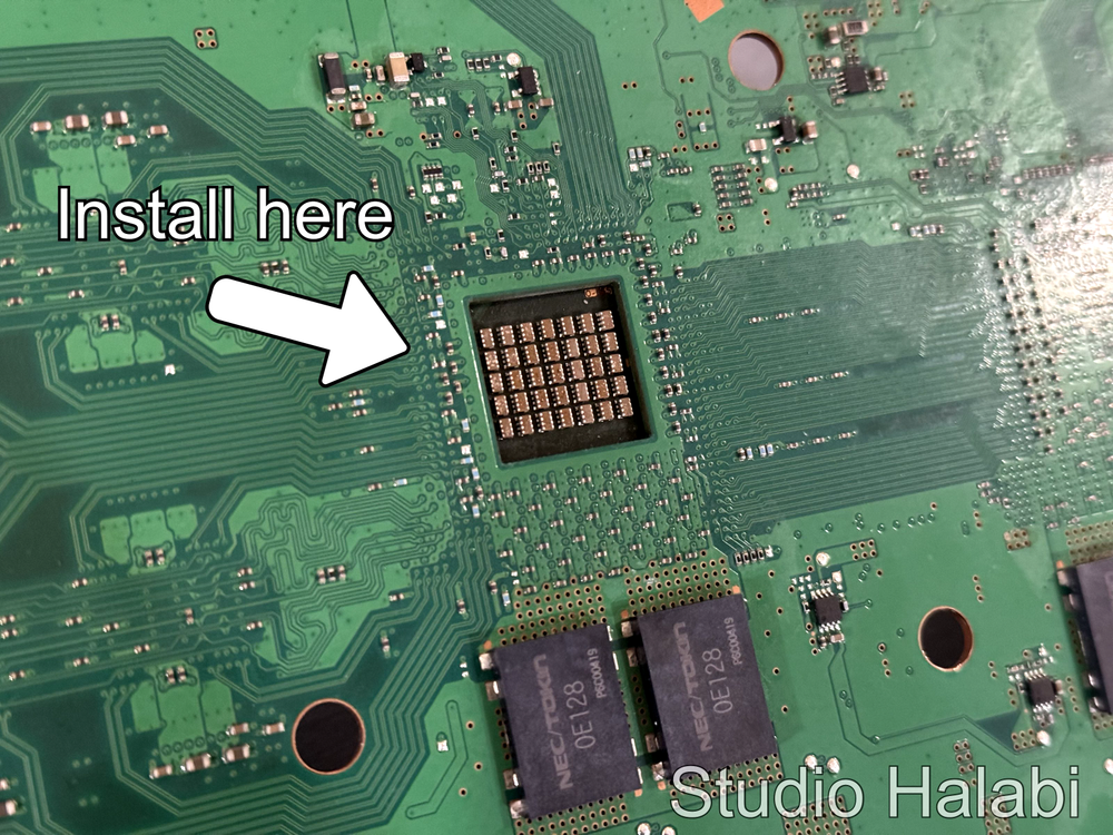 PS3 CPU Brace - ABS plastic - Safe alternative to eraser mod