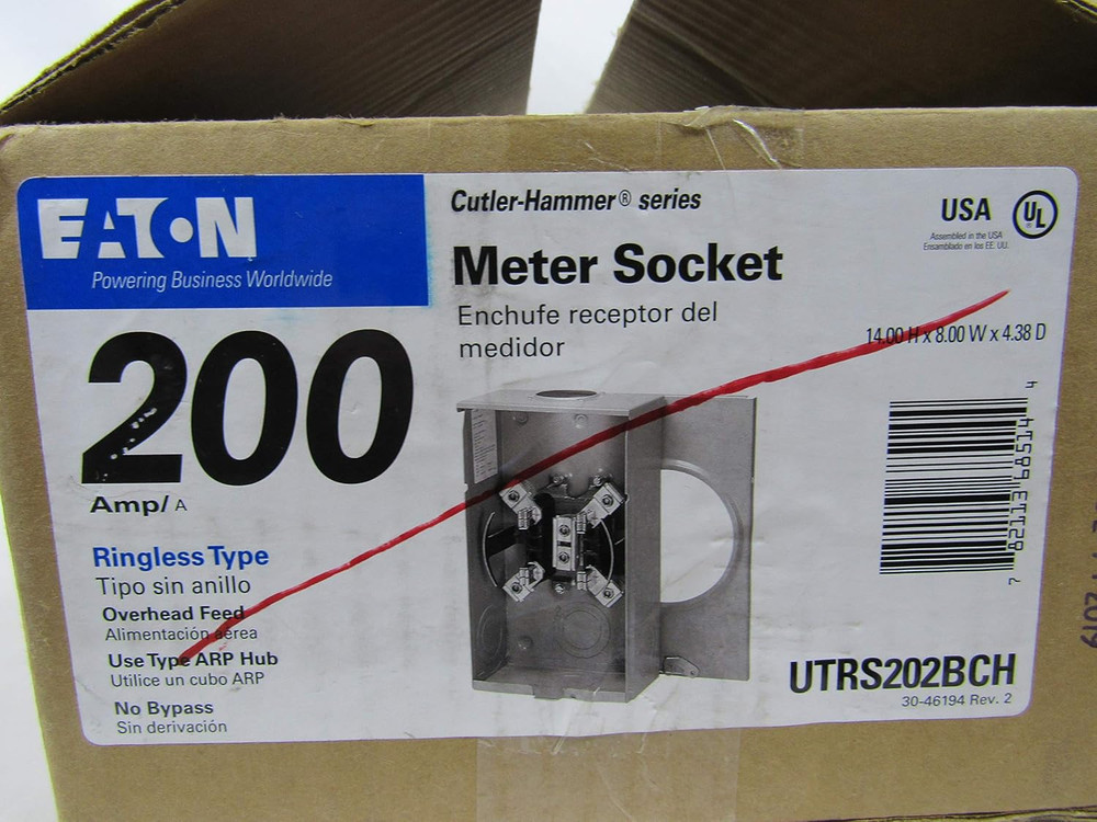 200 Amps Ringless Overhead/Underground Meter Socket