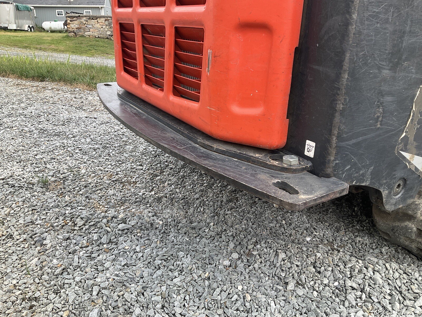Kubota Svl 95/97 rear forestry bumper guard