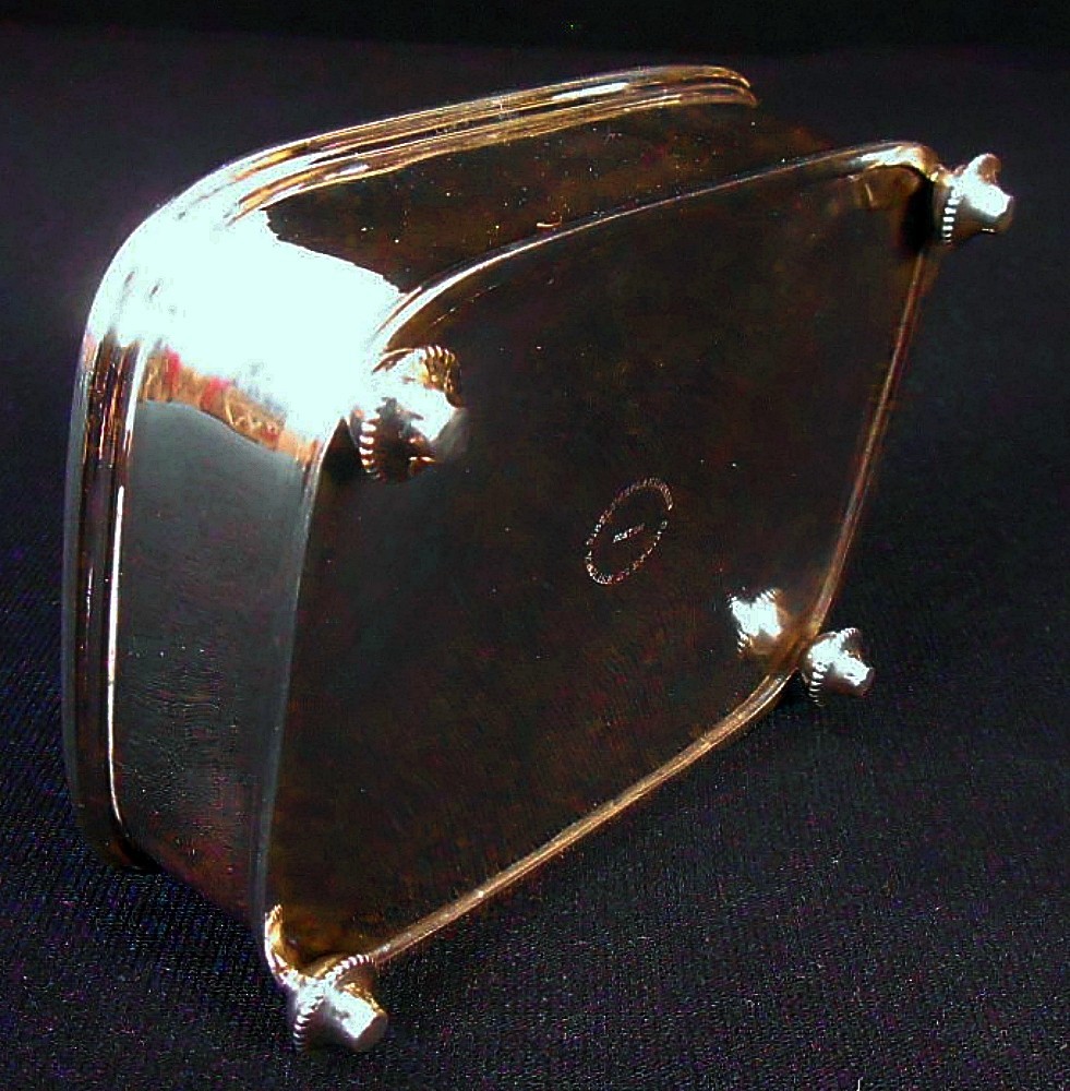 A solid silver sardine serving receptacle, with cast silver fish, Boston, Mass c