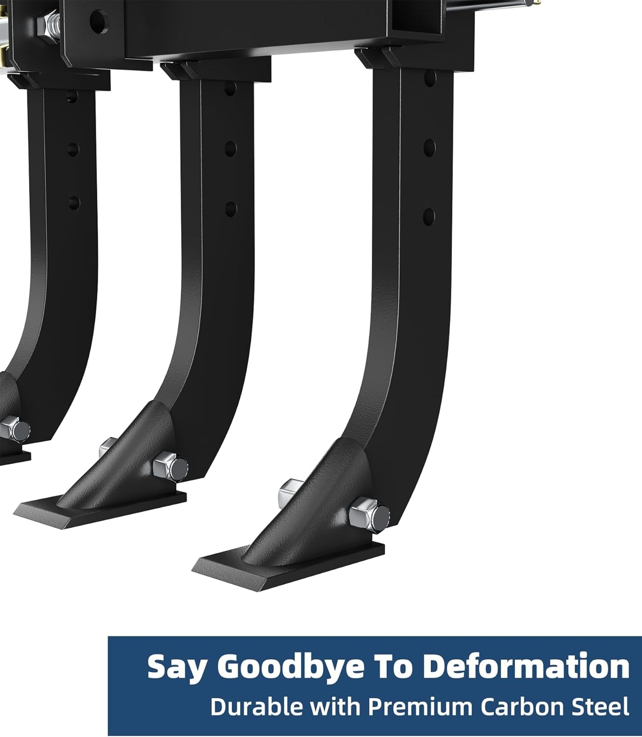 48" Plow Cultivator, 3 Point Tiller Scarifier with 6 Detachable Scarifier Shanks