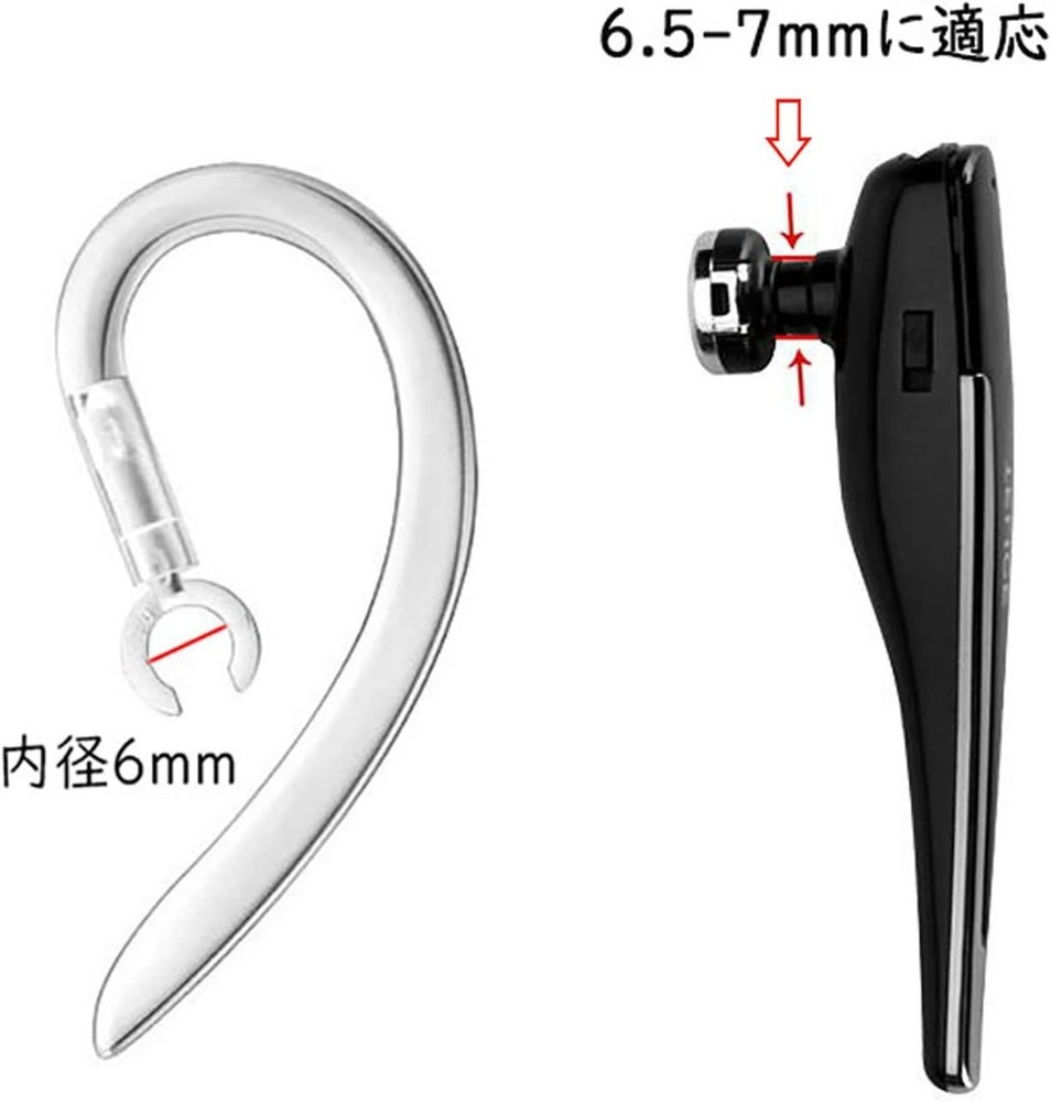Comfortable 360° Rotatable Ear Hooks Replacement - Universal Fit for Headsets