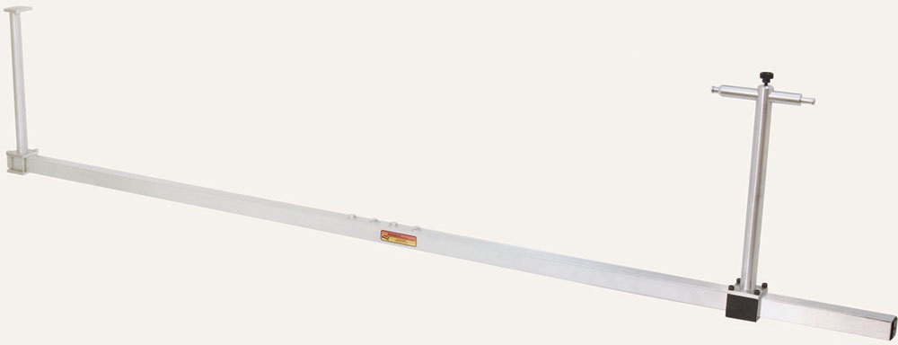 LONGACRE Toe-In Gauge with Adjustable Width, Aluminum Construction
