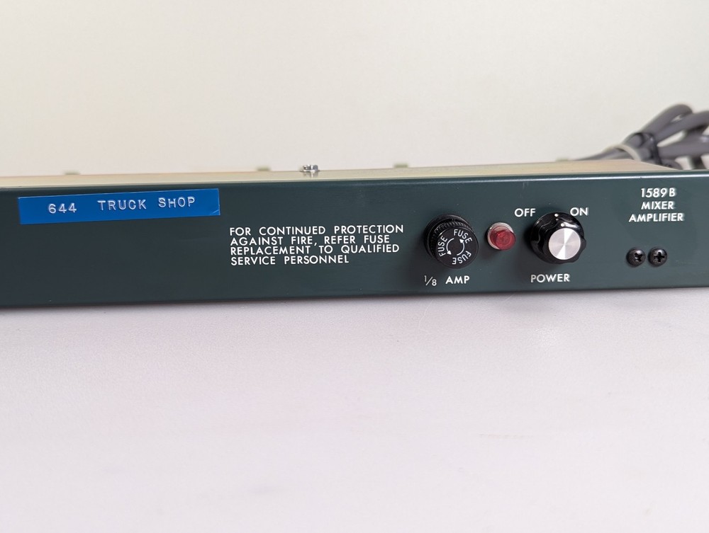 Vintage Altec 1589B Microphone Preamp,Summing Mixer / Parallel Processor