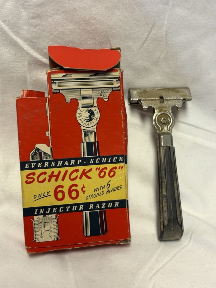 vintage schick eversharp injector razor 66 Boxed