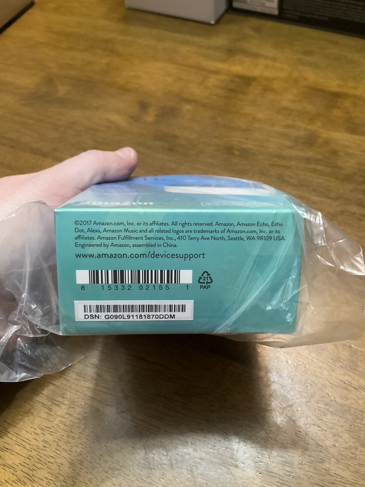 Amazon Echo Dot 2nd Generation Smart Bluetooth speaker with Alexa Voice - White