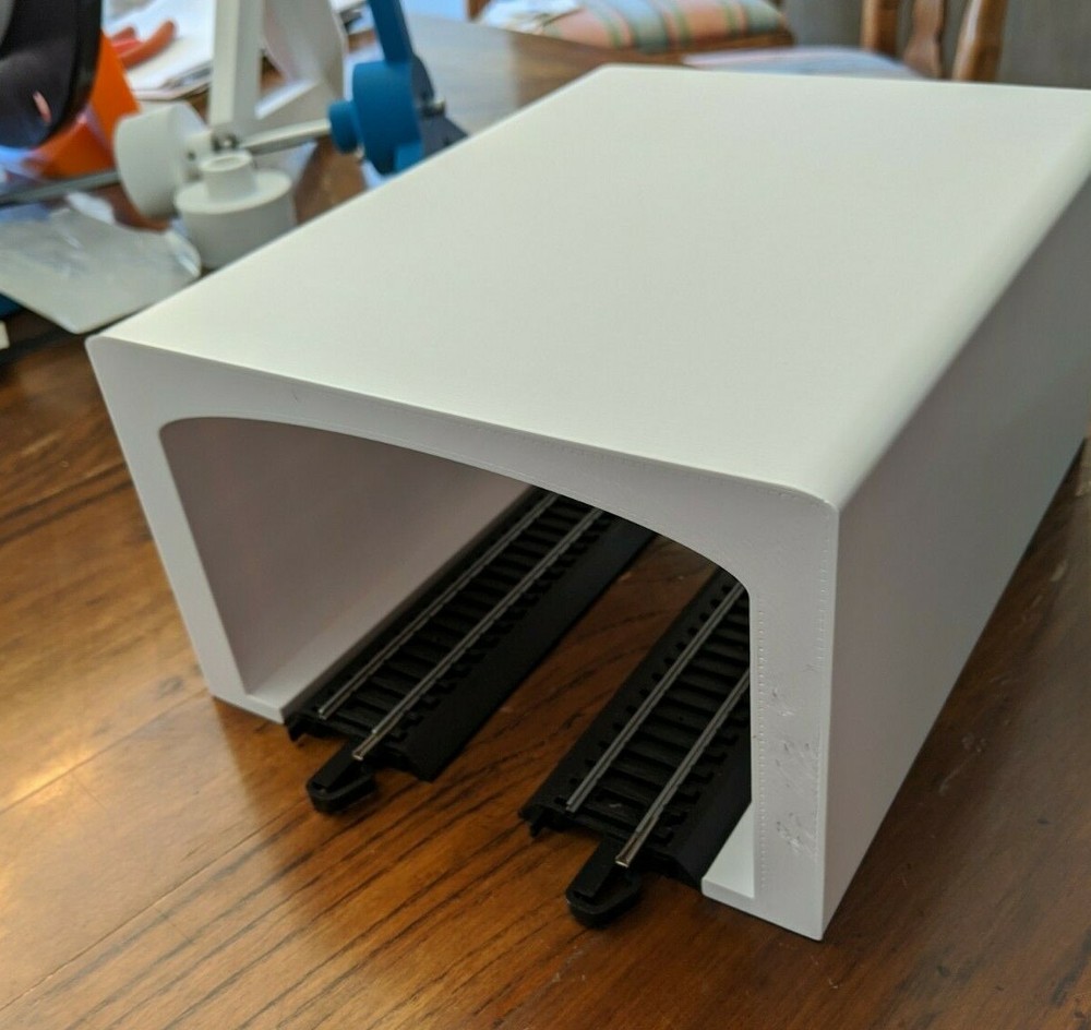Double-wide Tunnel for HO Scale Train