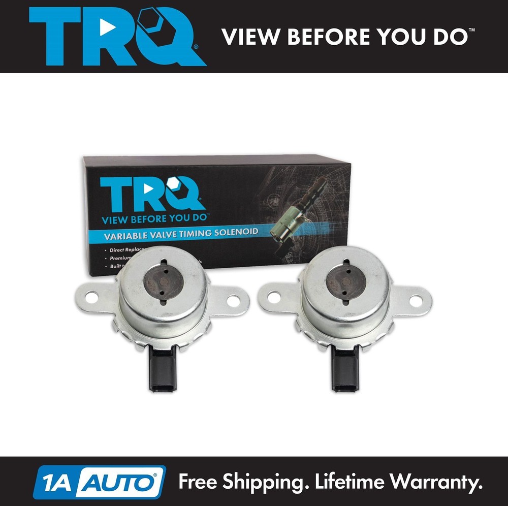 TRQ Variable Valve Timing Solenoid Set 2pc Pair Fits 2011-2021 Subaru