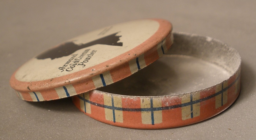 Armand Cold Cream Powder Sample Tin - EMPTY