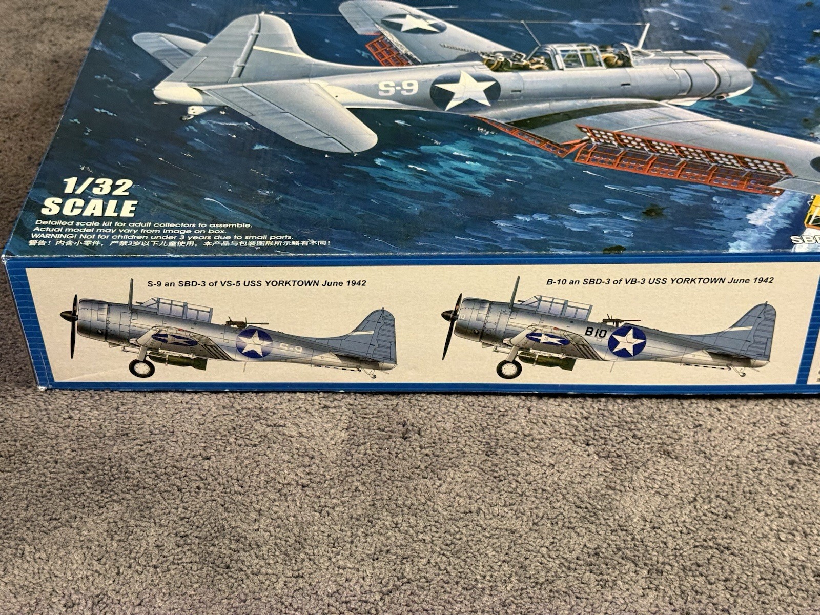 Trumpeter 1/32 SBD-3 “Dauntless” Midway Clear Edition New Sealed Parts