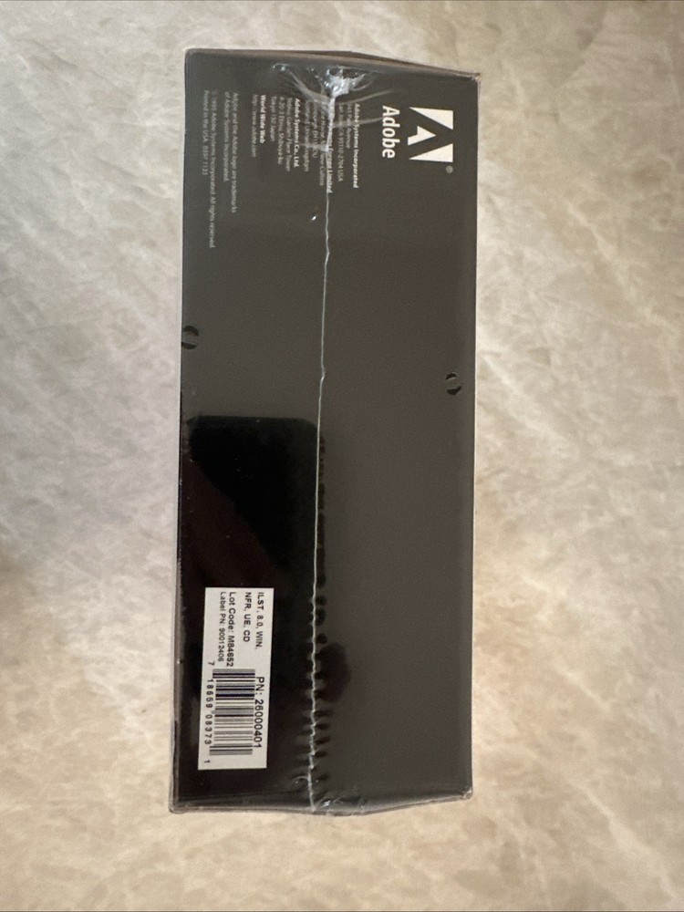 Adobe Illustrator 8.0 (Not For Resale version) - Brand New/Sealed
