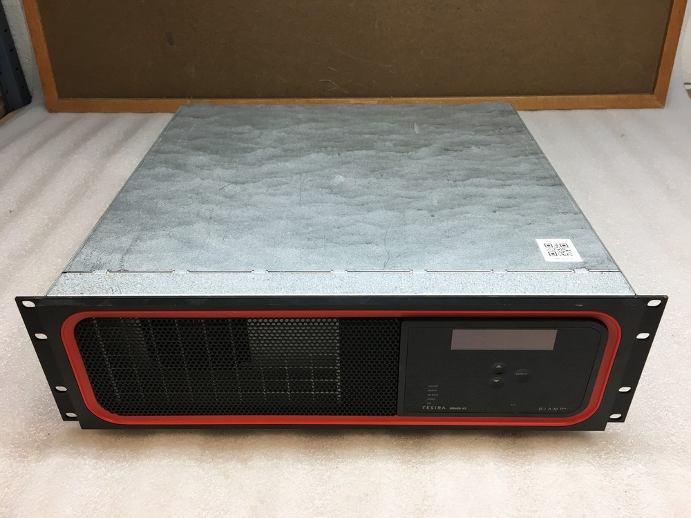 Biamp Systems Tesira SERVER-IO Digital Network Signal Processor DSP w/ 12 Cards