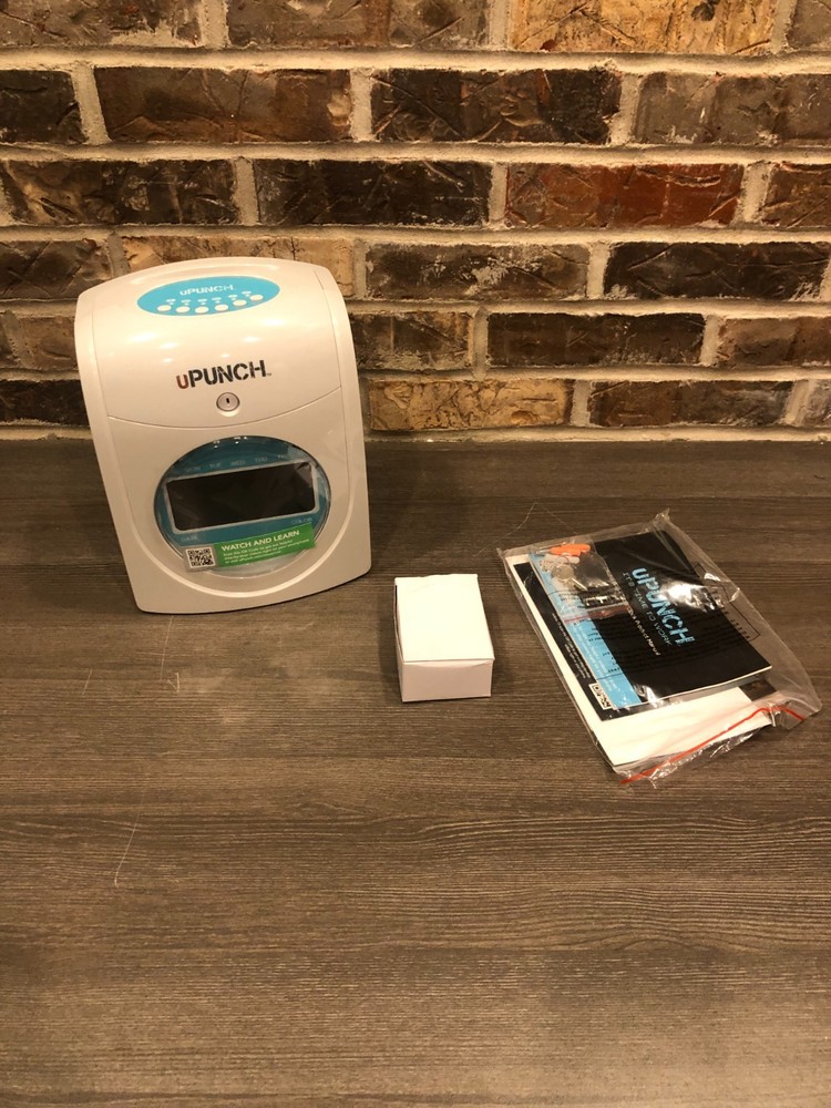 uPUNCH Auto-Align Time Clock Bundle w/ Free Punch Pay Mobile App