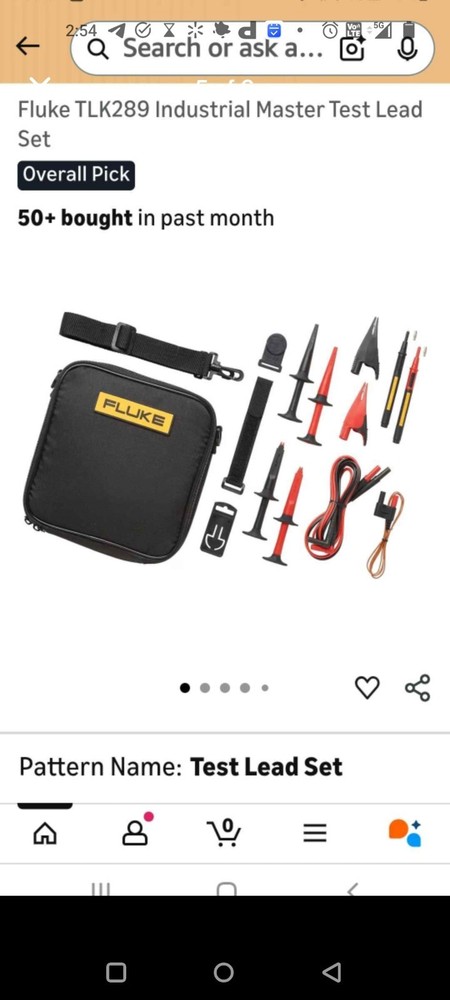 TLK289 FLUKE Industrial Master Test Lead Kit