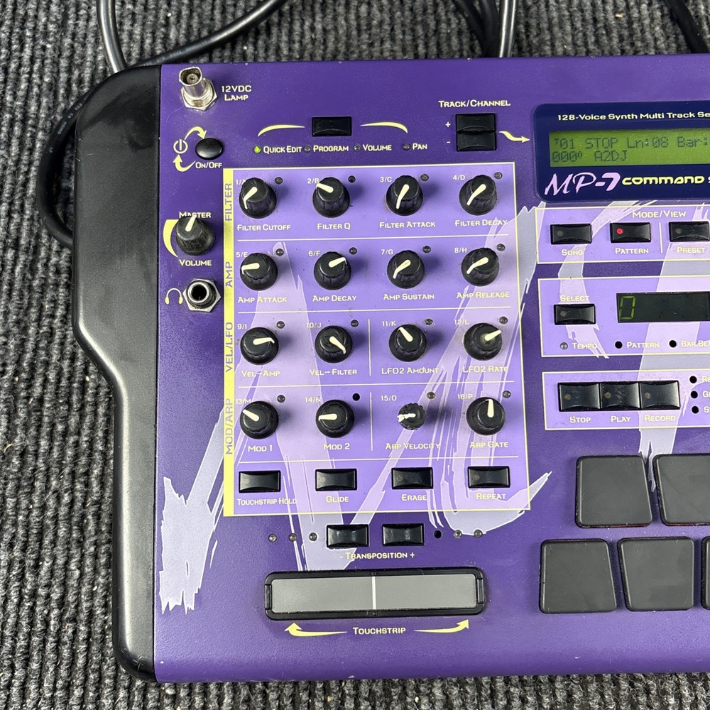 E-MU EMU MP-7 Command Station Synth Drum-Machine Groovebox WORKING!