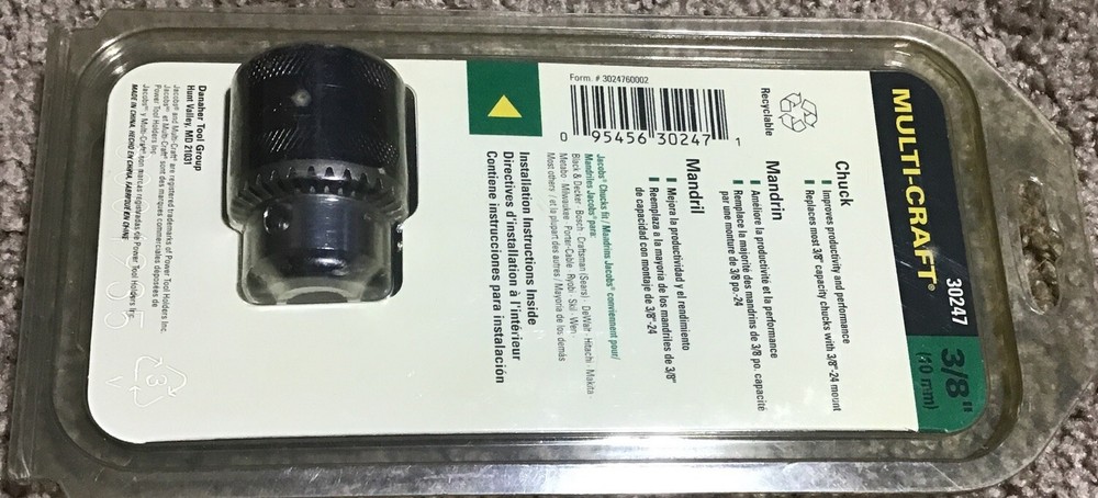 Multi-craft Chuck Jacobs Vintage 30247 3/8”