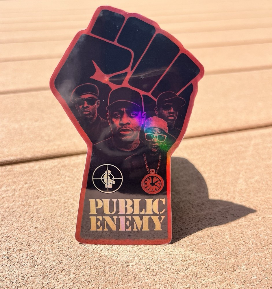 Public Enemy Holographic Sticker