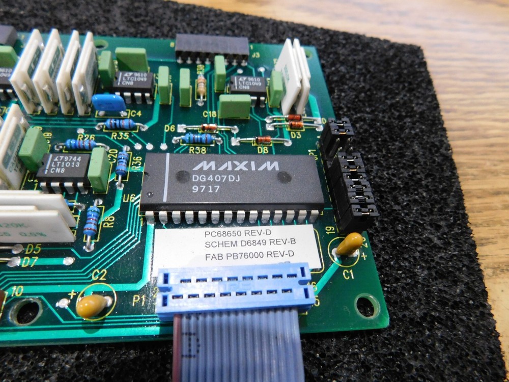 Temptronic Model: PC68650 Board with Cable. Rev: D