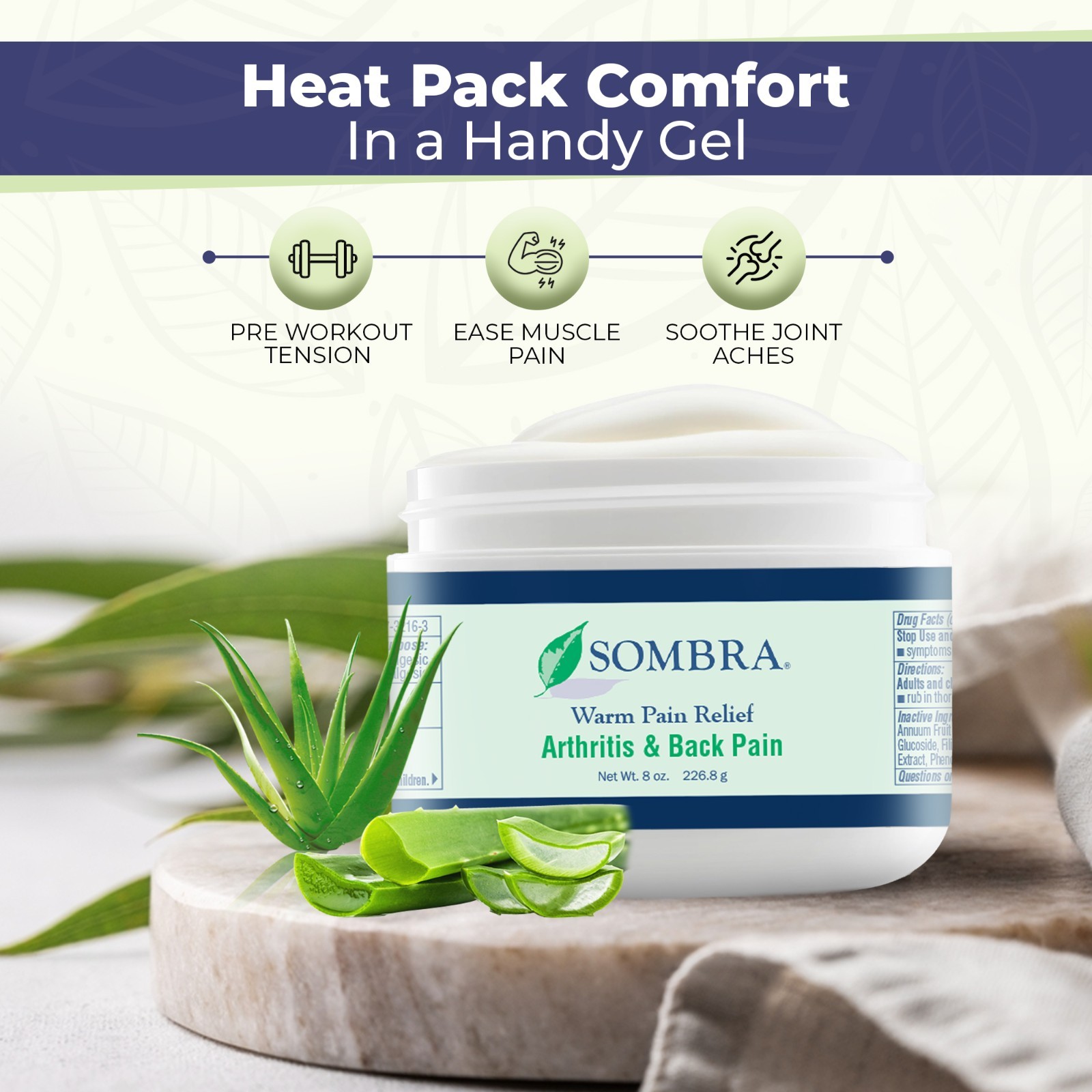 Sombra Pain Relief Gel  – Warm Therapy for Arthritis, Back & Muscle Pain