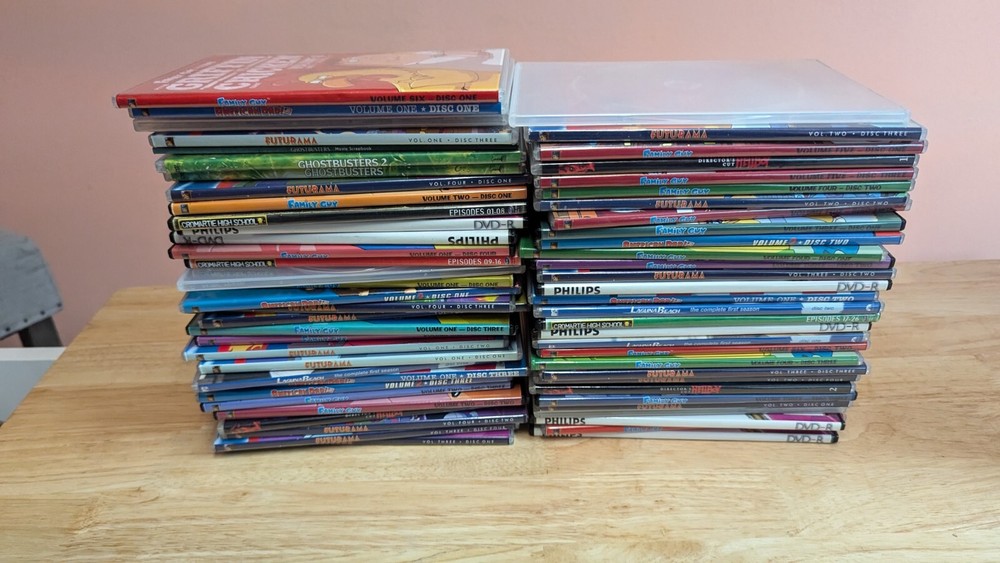 SLIMLINE Single Disc Replacement DVD cases. 62 COUNT
