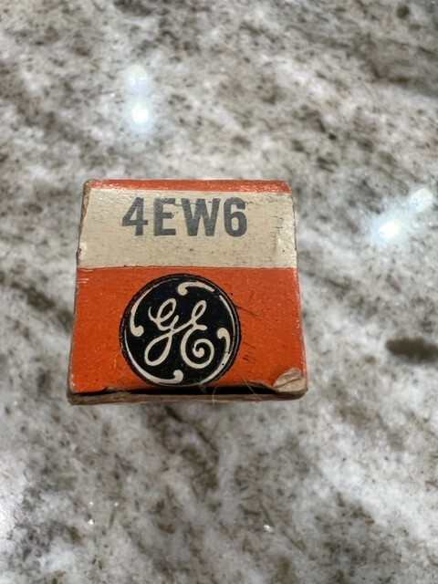 GE General Electric Electronic Tube 4EW6 NOS