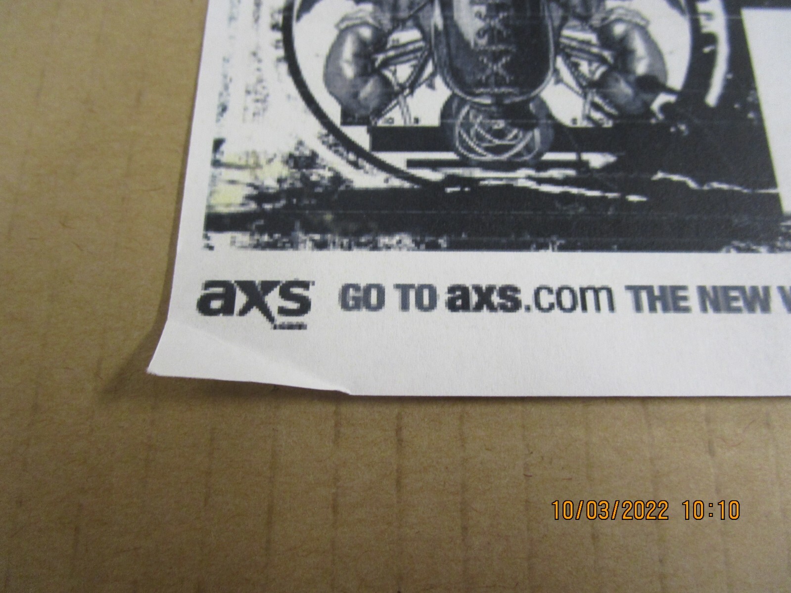 ALICE COOPER/MARILYN MANSON Flyer/Poster New! Unused! June 3, 2013 Red Rocks Co