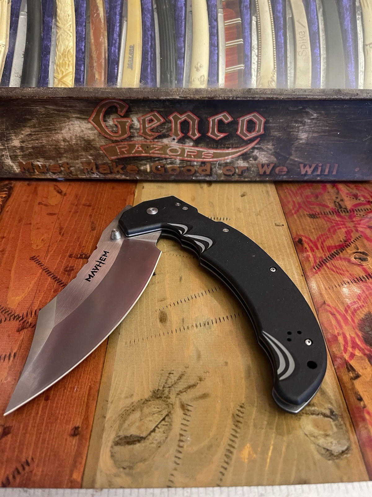 Cold Steel Mayhem Atlas Lock Cleaver Knife