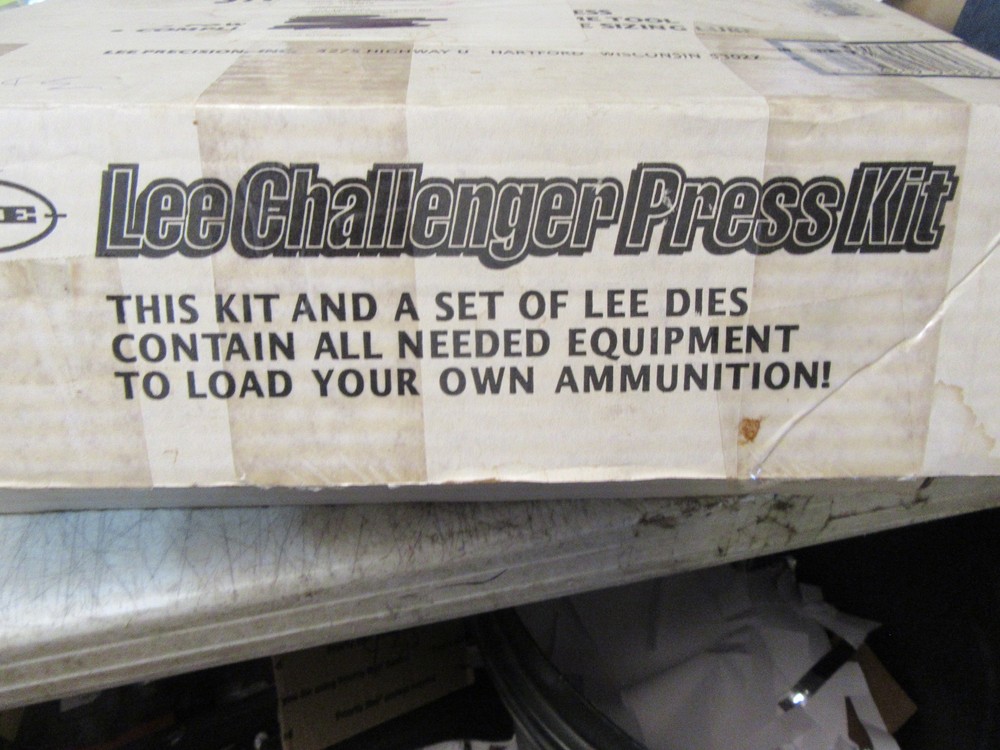Lee Precision Challenger Single Stage Reloading Press Kit with 357 Dies