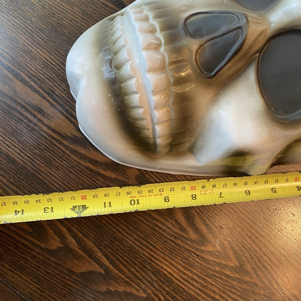 Large Vintage Skull Halloween Decor