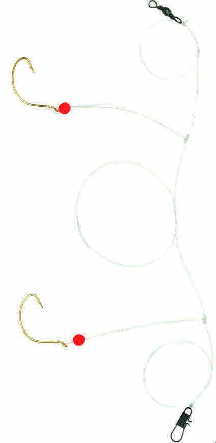 Boone 06541 Pompano Rig 2/0 Gold Hook