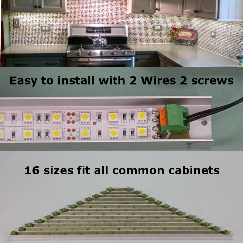 KitchenLEDs, easy Do It Yourself under cabinet lights