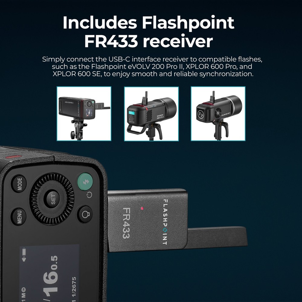 Flashpoint FT433C TTL Wireless Flash Trigger for Canon