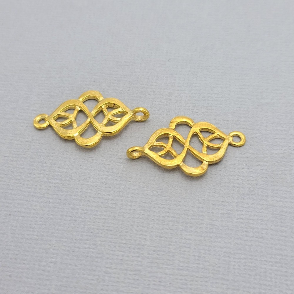 Connector Link Charm Gold Plated-10pcs.
