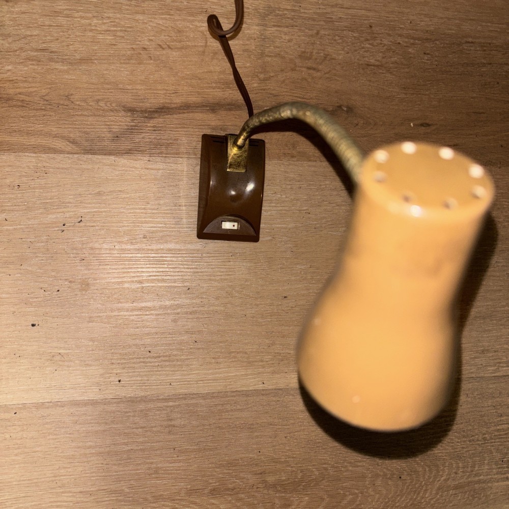 Antique Desk Lamp Adjustable Rare Works ￼