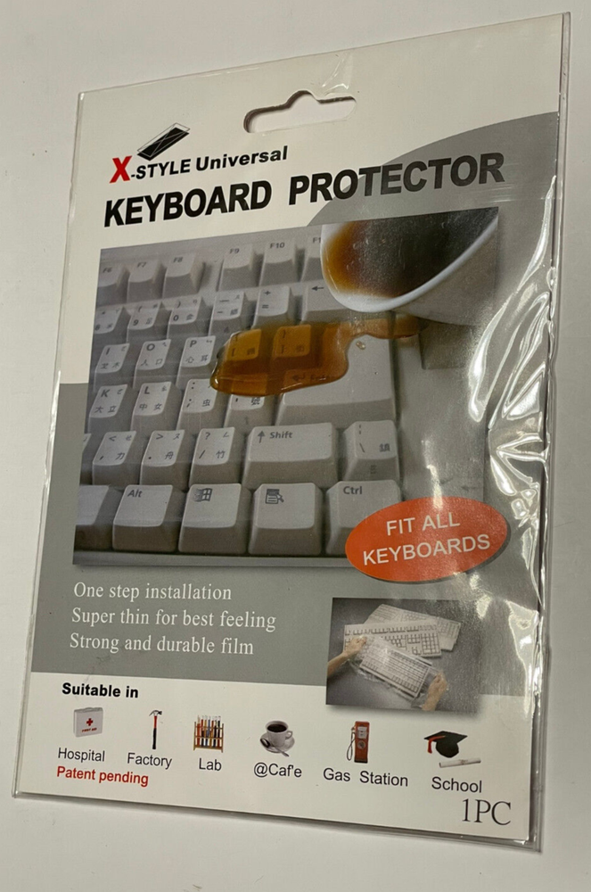 Brand New X-STYLE Universal Keyboard Protector - Super Thin & Durable - Sealed