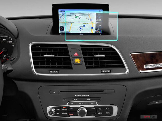 Crystal Clear Screen Protector for 2015 Audi Q3 Vehicle Navigation