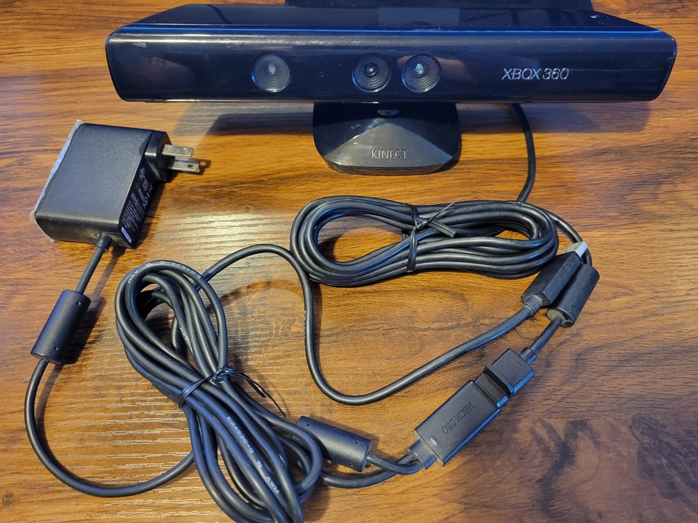 OEM Microsoft Xbox 360 Kinect Sensor Model 1414 With Power Adapter- Black TESTED