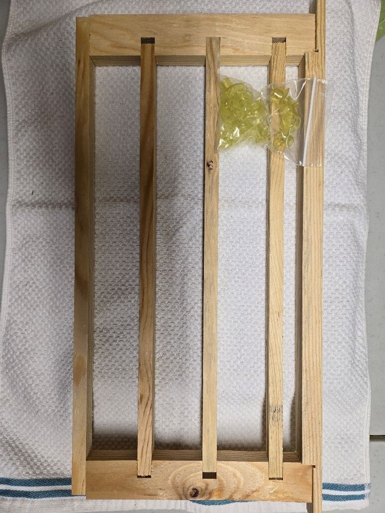 Beekeeping Queen Cell BAR Frame w/Cups