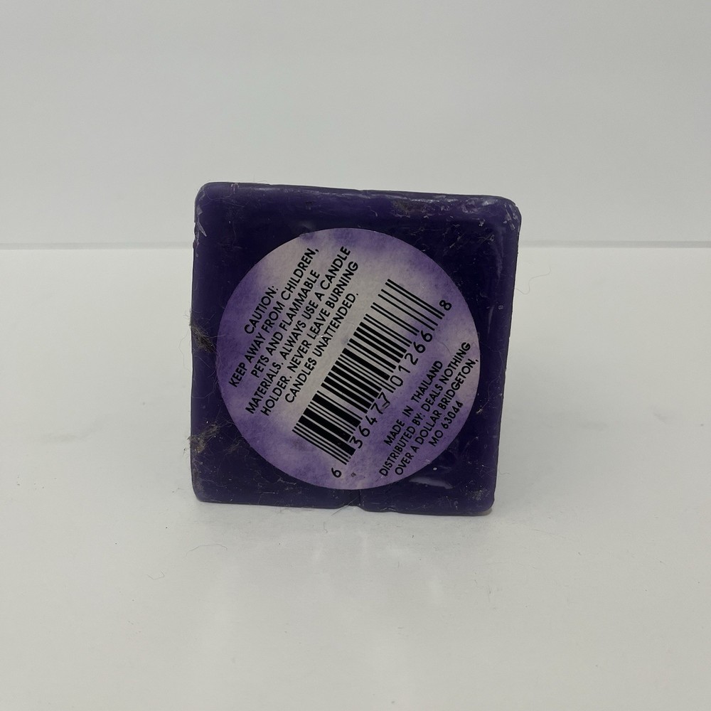 purple pyramid candle